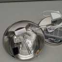 Cat Water Fountain Stainless Steel: 2.2 L Cat Fountain for Drinking - Automatic Pet Water Fountain for Cats Inside - Metal Cat Dog Water Dispenser Bowl with Faucet Water Level Window Ultra Quiet Pump