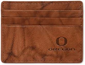 Rico Industries NCAA Standard Embossed Leather Credit Cart Wallet
