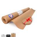 Brown Kraft Paper Roll 36" x 2160", 180 feet - Brown Wrapping Paper 30lb Thickness - Craft Paper for Packing, Moving, Shipping & Crafts/Arts - 100% Recycled Natural Wrapping Paper by IDL Packaging