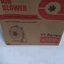 Air Blower, 480W 0.64HP Bounce House Blower, Portable Inflatable Bubble HOU-se Blo-wer, Perfect for Inflatable Bounce House, Bouncy Castle, Jumper, Water Slid, Corded(480 Watt 0.6HP)