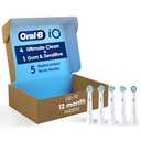 Oral-B iO Ultimate Clean Replacement Brush Heads, 4 Count, 4 Ultimate Clean + 1 Gum & Sensitive White