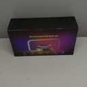 Bedside Lamp with Wireless Charger & USB Port  Touch Control Nightstand Table Lamps, RGB Color Changing, Stepless dimming, 7 Color, Modern LED Desk Lamp with Clock for Bedroom, Gifts for Women, Men (Medium)