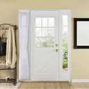 Stylemaster Elegance Sheer Voile Sidelight Panel, 30" x 72", White