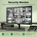 SKitphrati 19 Inch PC & CCTV Monitor, 1440x900, HDMI/VGA/AV/BNC, Speakers