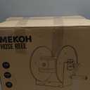 MEKOH Pressure Washer Hose Reel 150FTx3/8”, 300FTx1/4” Manual Power Washer Hose Reel with M22 14mm Fitting,4500PSI Heavy Duty Hose Reel for Water,High Pressure Metal Reel with Wall/Van/Trailer Mount