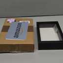 Americanflat 5x7 Shadow Box Frame with Shatter-Resistant Glass - Silhouette Collection - Small Shadow Box Display Case for Tabletop and Wall Display - Black with Soft Felt Back