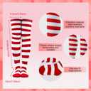 5Pcs/Set Women Tutu Costume Accessories Set 4 Layered Tulle Tutu Skirt Bow Headband Sets for Women Party Supplies