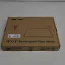 Unicook Pizza Stone, Heavy Duty Cordierite Pizza Pan for Oven and Grill, Thermal Shock Resistant Baking Stone for Bread, 15 X 12 Inch Rectangular, 6.8 lbs