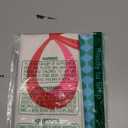 THOVSMOON Christmas Santa Sack with Drawstring, 19.7 X 27.5 Inch Canvas Santa Claus Gift Bag, Reusable Xmas New Year Presents Party Supplies Favors (Beige-Bow)