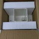 Mail Boss 7157 Surface Mount Post Base Plate, Cream White