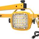 YXL 30W LED Loading Dock Light with Folding Arm, 39,00 Lumens, 100-277V,360° Rotatable Lamp Head, IP65 Rated ETL Listed for Trailers, Docks, Warehouses, Container