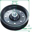 2 Pack 605512 Hustler Deck Pulley Replaces 603986 Pulley for Dash XD 34" 42" 48" FasTrak 48" 54" 60" FasTrak SDX 48" 54" 60" Raptor 36" 42" 52" Raptor SD 36" 42" 48" 54" 60" Lawn Tractors