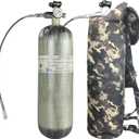 6.8L/416 Cu.in DOT Carbon Fiber Cylinder 74 Cu Ft 4500 PSI Tank Air Filling Station&Charging System for PCP Paintball HPA Air Guns