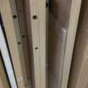 Rovaurx Rattan Storage Cabinet with Doors, Modern Accent Bathroom Floor Cabinet, Sideboard Buffet for Living Room, Entryway, Dining Room and Kitchen, Natural BMGZ108M (29.5"L)