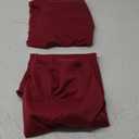 Wedding Arch Draping Fabric, 2 Panels Burgundy Sheer Backdrop Curtain Tulle Fabric Drapery for Arbor Wedding Archway Ceremony Party Ceiling Decor Backdrop