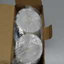 Homemory 6"x3" Outdoor Waterproof Flameless Candles, LED Candles, Battery Operated Candles with Remote and Timers, Electric Fake Plastic Pillar Candles, Ivory White, Set of 2