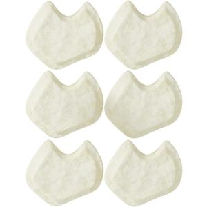 Premium Dancers Pads for Ball of feet Pain - Sesamoiditis Pads - Made in USA - 1/4" Thick Adhesive Skived Felt - 12 Pieces - Left Foot