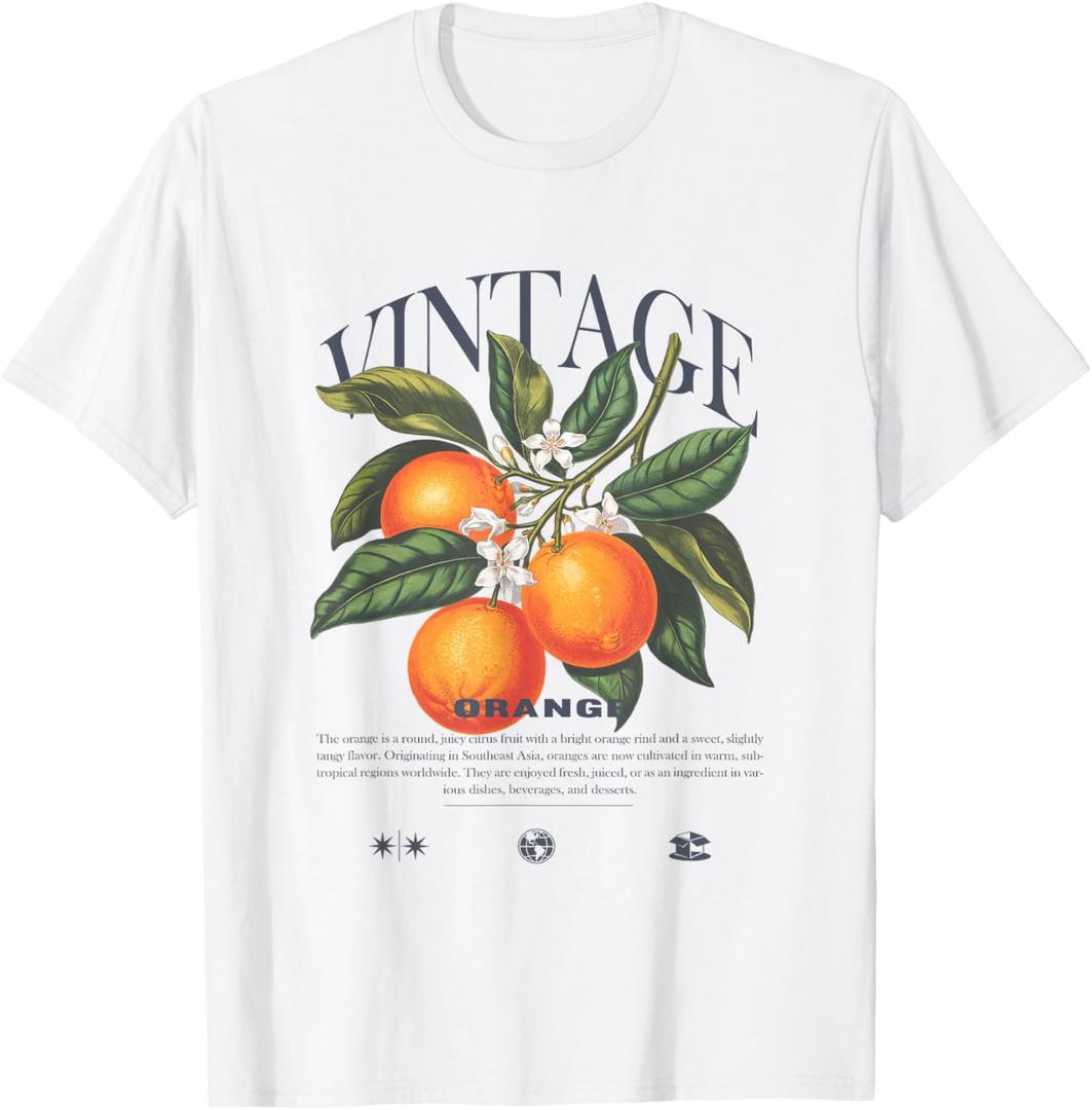 Orange Vintage T-Shirt, XL