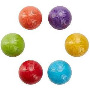 ApudArmis Croquet Ball Replacement Set, 6 Colored Balls for 28'', 32'' and 35'' Six Player Game