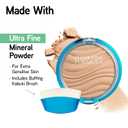 Physicians Formula Mineral Wear Talc-Free Airbrushing Pressed Powder, Full Coverage Mineral Face Powder for Sensitive Skin Translucent