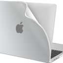 BlueSwan for MacBook Air 13.3 inch Case, 2020-2018 M1 A2337 A2179 A1932, Anti-Scratch Flexible Protective Laptop Cover with Grippy Matte Texture, Slim and Easy Installation, Frosted White