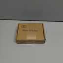 2 x Baby's First Christmas Ornament 2025 Girl, DIY Wooden Onesie Shaker with Pen, Picture Frame Car Visor Clip, Baby Shower Card, Newborn Gift for New Parents, Baby Girl Keepsake, 1st Xmas Decor HH804