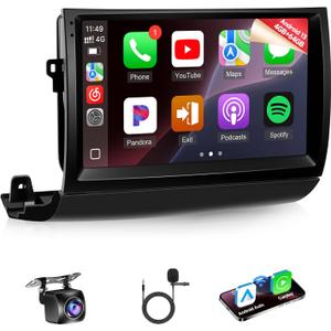 Naifay 8Core 4+64G Android13 Car Stereo for Toyota Prius 2004-2009(Fit J.B.L) with Wireless Carplay Android Auto, 9" IPS Touchscreen for Prius Bluetooth/Wi-Fi/FM/GPS/SWC/MIC