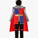 Kids Medieval Knight Costume for Boys Halloween Party Dress Up, S