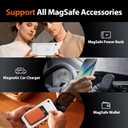 2 x PinLiSheng Magnetic for iPhone SE 2022/2020 Case, iPhone 8/7 Case [Mil-Grade Drop Protection] [Compatible with Magsafe] Shockproof Slim Transparent Protective Phone Case, Clear