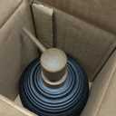 1pcs Hand Soap Dispenser Set, Sandstone Textured Resin Liquid Soap Dispenser for Bathroom Countertop, Heavy & Sturdy Dish Wash Soap Dispenser for Kitchen, Matte Black