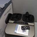 MOUNTRAX Foot Massager Machine with Heat, Foot Massager for Plantar Fasciitis, Neuropathy Pain, Shiatsu Foot Massager with Remote, Fits Feet Up to Men Size 12 (Gray)