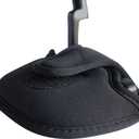 Pacific Golf Clubs Black Golf Putter Headcover Standard Size Neoprene Club Head Cover Perfect for Mallet Putters Fits Most 2 Ball Putters Clubs