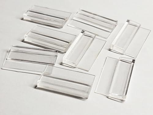 Board Game Clips, Crystal Clear 2mm Straight (32Pack), Keep Your Boards Together!