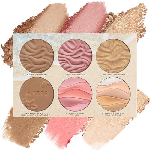 Physicians Formula Butter Palette, Nourishing Bronzer, Blush, Highlighter, and Moisturizing Face Powder Blend, Cruelty Free - Dream Team