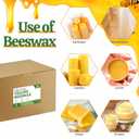 YASNAY Yellow Beeswax Pellets 10LB, 100% Organic Beeswax, Beeswax for Candle Making, Body, Skin Care DIY, Lip Balm and Soap Making Supplies