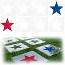 Sintuff 6 Pcs 4th of July 25 Inch Large Star Stencils for Yard Lawn Patriotic Star Stencils Plastic Template for Wall Painting Reusable 250th Anniversary DIY Crafts Paint Independence Day Home Decor