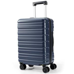 Lekesky 16 Inch Underseat Carry On Luggage Airline Approved, Hard Shell Suitcase with TSA Lock, Lightweight Spinner Wheels Durable ABS Compact Carry-On for Travel Weekend Trips Men Women, Blue