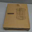 Cq acrylic Rotating Makeup Organizer,Adjustable Spinning Skincare Organizer for Vanity,Countertop,Clear Rotating Perfume Organizers,Bathroom Lazy Susan Organizer and Spin Skin Care Storage Rack,1 Pack (4 Tier No Pattern)