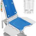 PPOLB Electric Chair Lift - Floor Lift for Elderly Falls, Support Up to 308 LB, IPX8 Waterproof Bath Lift, Foldable & Wireless Rechargeable Design, Quick-Rise Assist for Disabled
