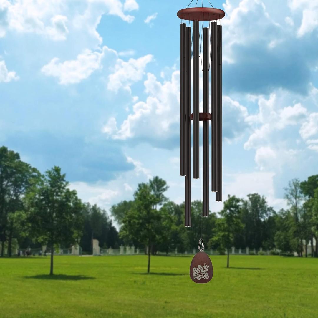 Extra Large Wind Chimes Outside Deep Tone, 58" Memorial Wind Chimes for Loss of Loved One, Memorial Sympathy Gifts, Church Wind Chime for Outside Garden, Yard, Patio and Lawn