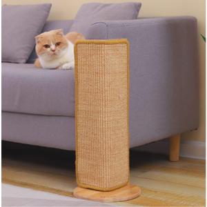 SHENGOCASE 24.5" Tall No Drilling Wall Sofa Couch Corner Cat Sisal Scratcher,Scratching Post,Replaceable Sisal Scratch Pad Mat, Couch Protector (1pc)