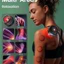 4 Pack Smart Cupping Set, Electric Cupping Device with Red Light, Heated Cupping Massager with 12-Level Suction & Heat, Cupping Machine for Pain Relief