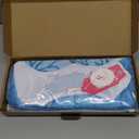 JerrisApparel Princess Dress Queen Costume Cosplay Dress Up with Accessories (6-7, Blue with Accessories)