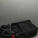 42" L Collapsible Foldable Wagon, 500LB Weight Capacity with 220L Heavy Duty Folding Cart,Utility Wagon with Big All-Terrain Beach Wheel, Drink Holders and 2 Bungee Cords,Black