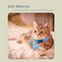 Jasullminral Silicone Bell Cat Tracker, Locator for Pets Only iOS, Kitty Location Tracking Collar, Works Worldwide with Any Collar, No Other Fees, Huthur Tag