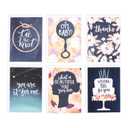 Hallmark Studio Ink Carrie Shryock Greeting Card Assortment (6 Cards with Envelopes)