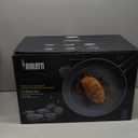 Bialetti Impact 10-Piece Textured Aluminum Cookware Set with Pots, Pans, and Dutch Oven, Nonstick Pots and Pans Set for Kitchen, Gray