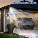 Battery Operated Outdoor Motion Sensor Light, 600LM 6000K Waterproof Wide-Angle Detection Auto On/Off Wall Light, for Garage, Yard, Front Door, Stair and Driveway (2 Packs)