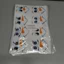 10 x 27 Pcs Christmas Face Eyes Stickers for Crafts Rub on Transfers Large 5 Inch Small 3 Inch Vinyl Snowman Faces Decals for Ornaments Glass Drinking Cups Wood Decorations Balls Party Supplies (face27)