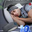 Perytong Sleep Headphones Wireless, Bluetooth Sports Headband Headphones with Ultra-Thin HD Stereo Speakers Perfect for Sleeping,Workout,Jogging,Yoga,Insomnia, Air Travel, Meditation (Grey)